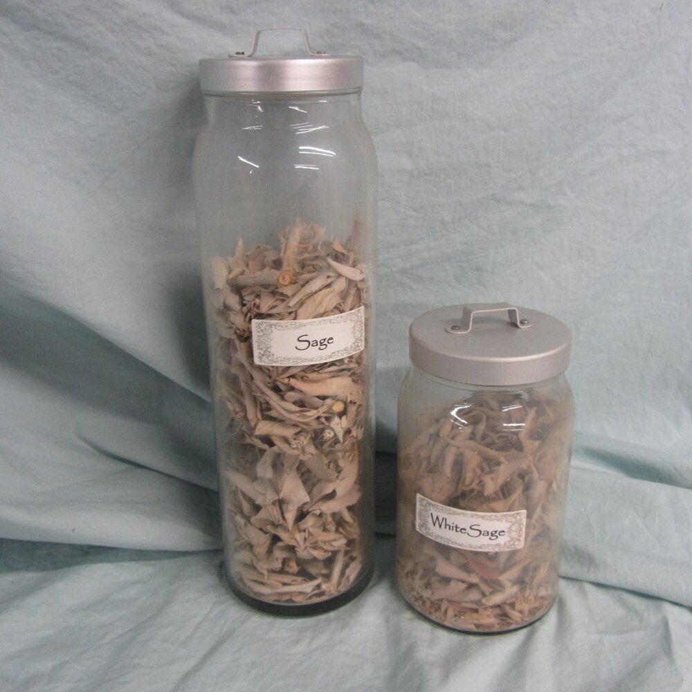 loose white sage 7.145 oz wicca incense herbs (H153)
